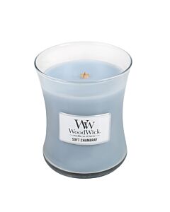 WoodWick Medium Candle Soft Chambray